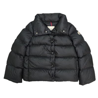 MONCLER モンクレール AUDE GIUBBOTTO ショート丈 オーバーサイズ 0 Sサイズ ダウンジャケット E20934592505 C0229 ナイロン ブラック メンズ【中古】