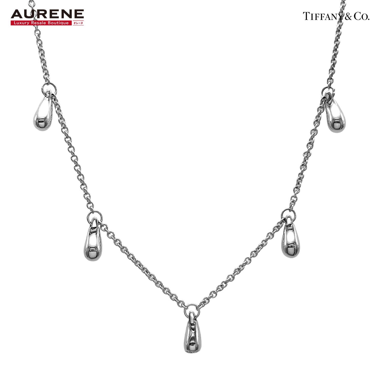 TIFFANY&Co. ティファニー ティアドロップ 5P ガーランド ネックレス
ペンダント エルサペレッティ SV925 シルバー 新品仕上済 レディース
【中古】