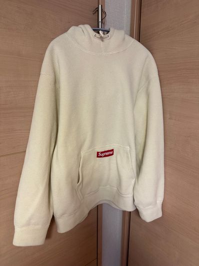 Supreme Polartec Hooded Sweatshirt "Natural"
