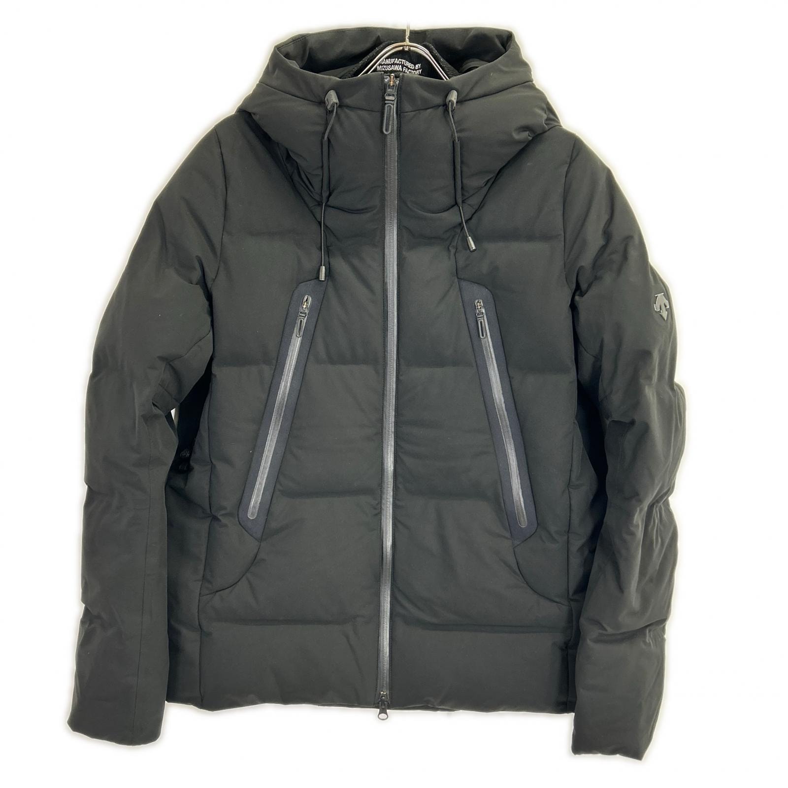 デサント DAMQGK30U 水沢ダウン ブラック オルテライン マウンテニア ダウンジャケット L