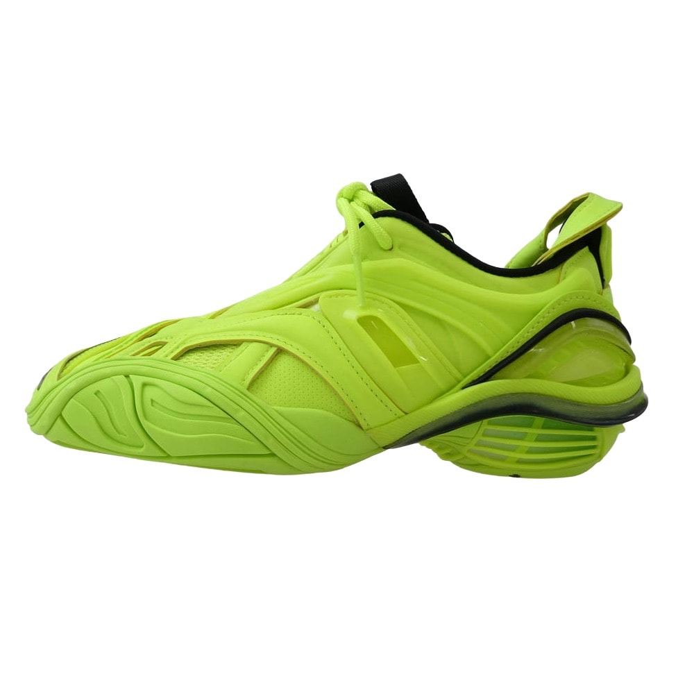 BALENCIAGA バレンシアガ スニーカー 617517 W2UA1 TYREX タイレックス ローカット スニーカー FULO YELLOW 蛍光イエロー系 24cm【極上美品】【中古】