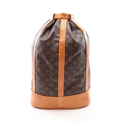 ルイ・ヴィトン LOUIS VUITTON ランドネGM ショルダーバッグ バッグ PVCコーティングキャンバス レザー モノグラム レディース ブラウン系 M42244 【中古】