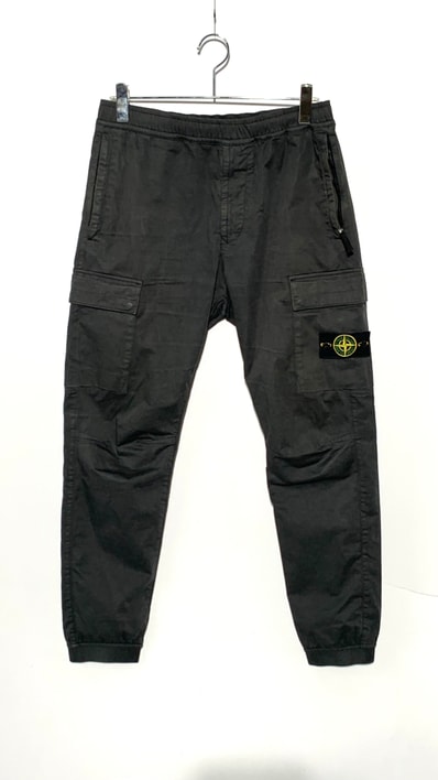 Stone Island 31314 Stretch Cotton Wool Satin "Lead Grey"