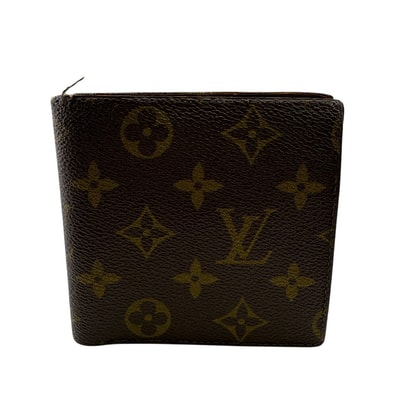 ルイヴィトン LOUIS VUITTON 二つ折り財布 モノグラム ヴィンテージ コインケース ベージュ