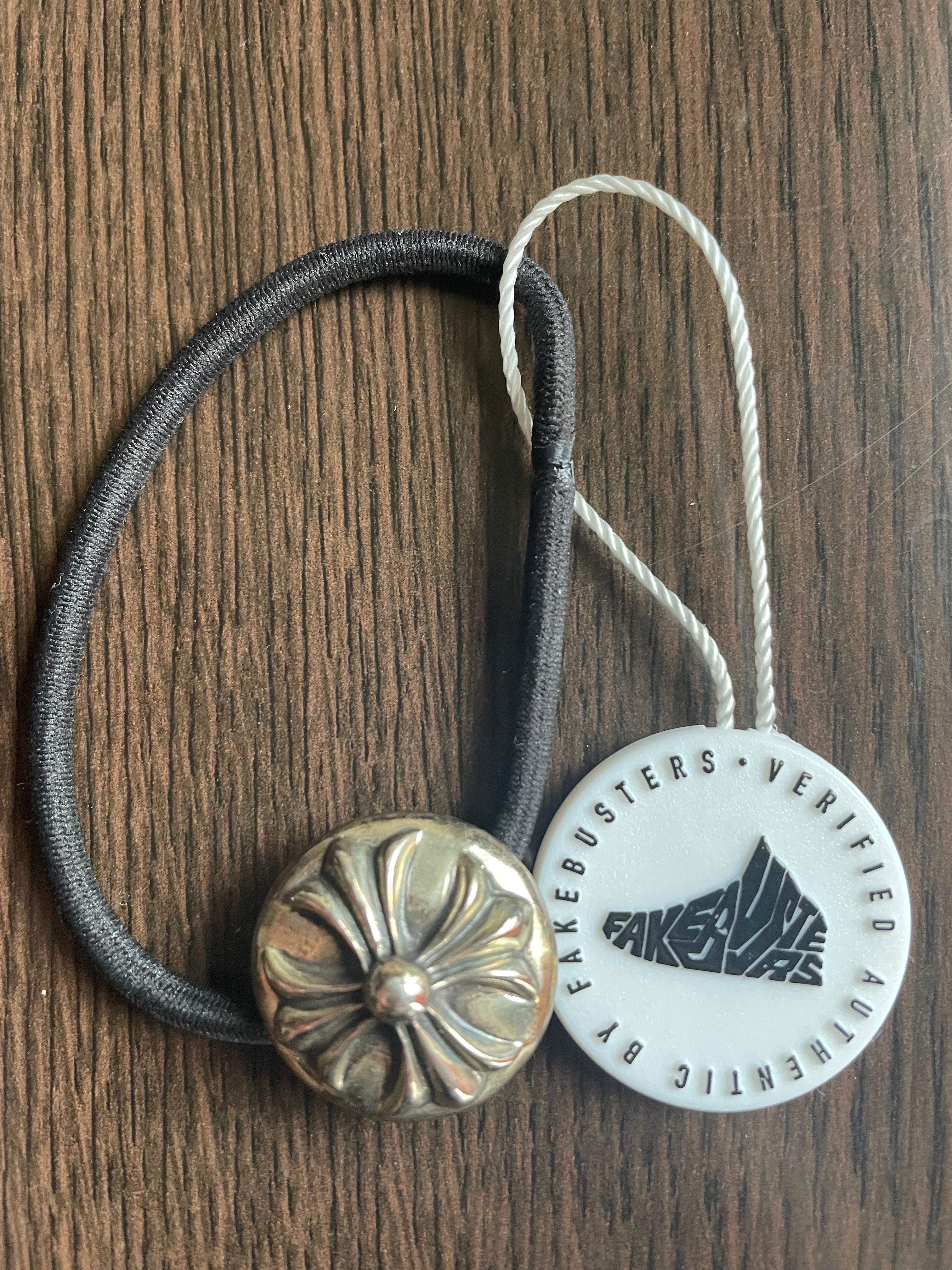 Chrome Hearts Hair Band # 2 Cross Bracelet "Black"