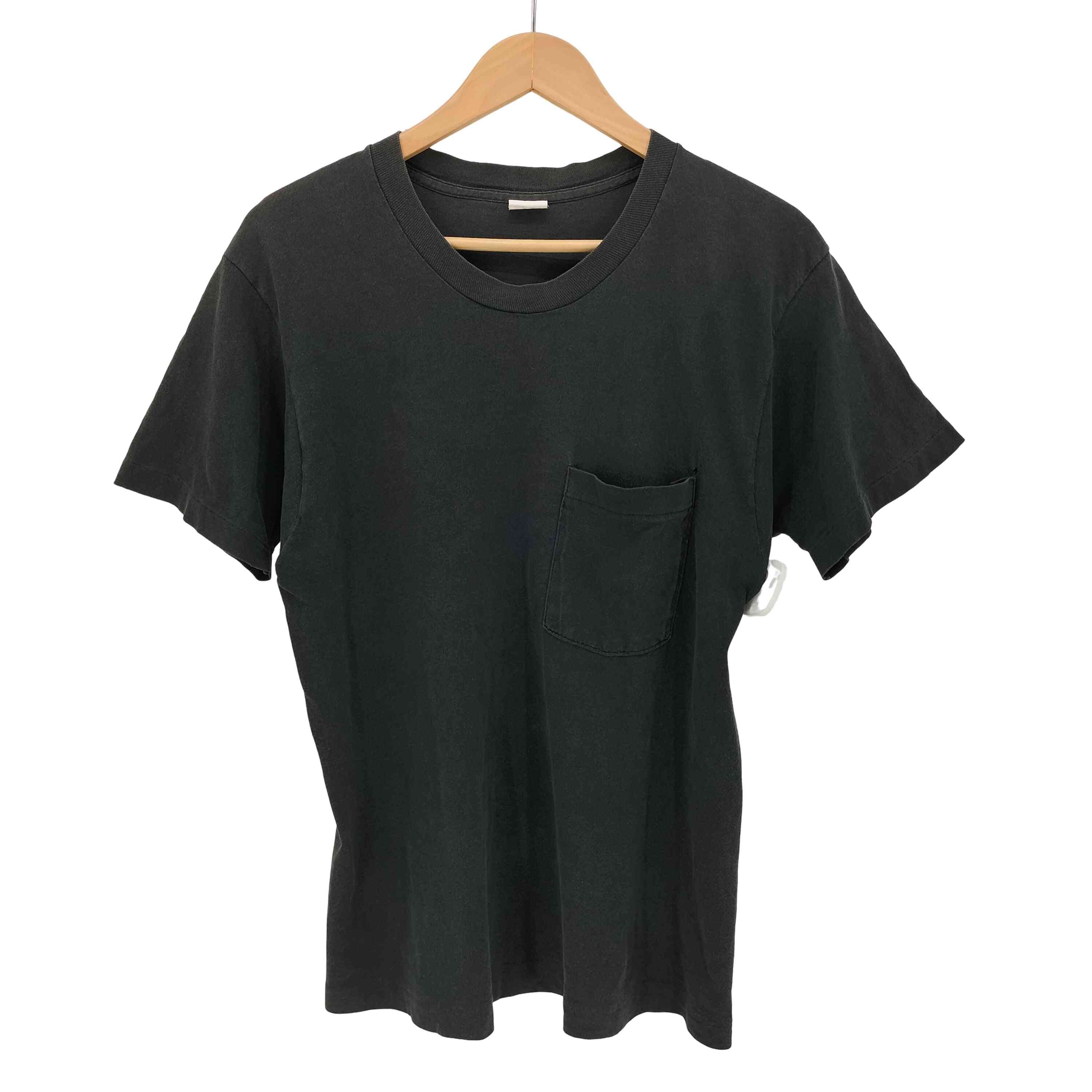 80S 無地 クルーネック S/S ポケット Tシャツ【1143080499933】