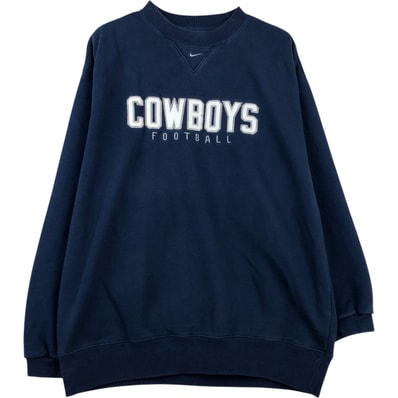 古着 ~00年代 ナイキ NIKE TEAM NFL DALLAS COWBOYS ダラスカウボーイズ スウェットシャツ トレーナー メンズM相当/eaa612887