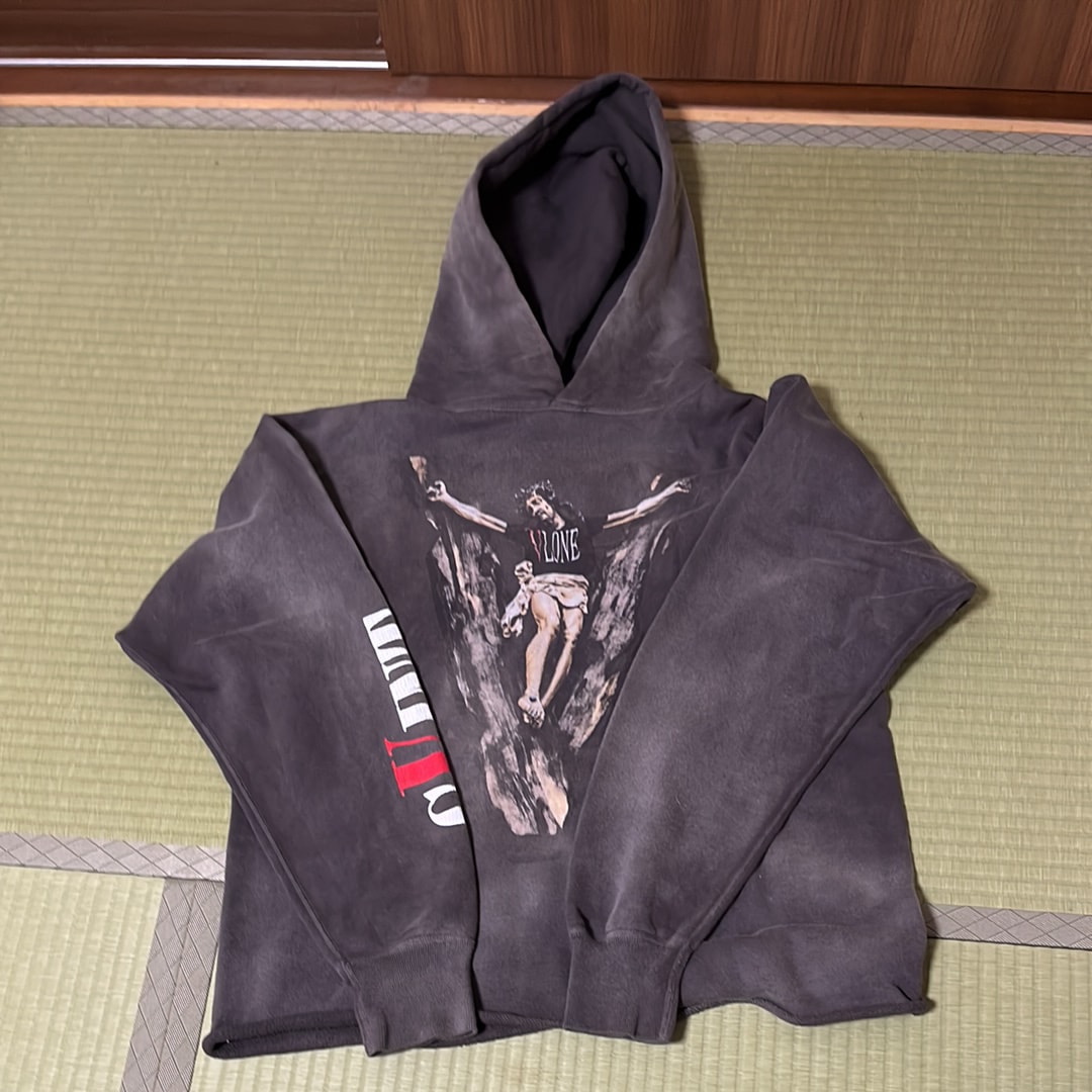 SAINT Mxxxxxx 22SS VLONE HOODIE "Black"