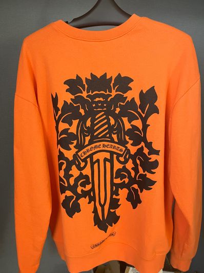クロムハーツ スウェット ダガー オレンジ