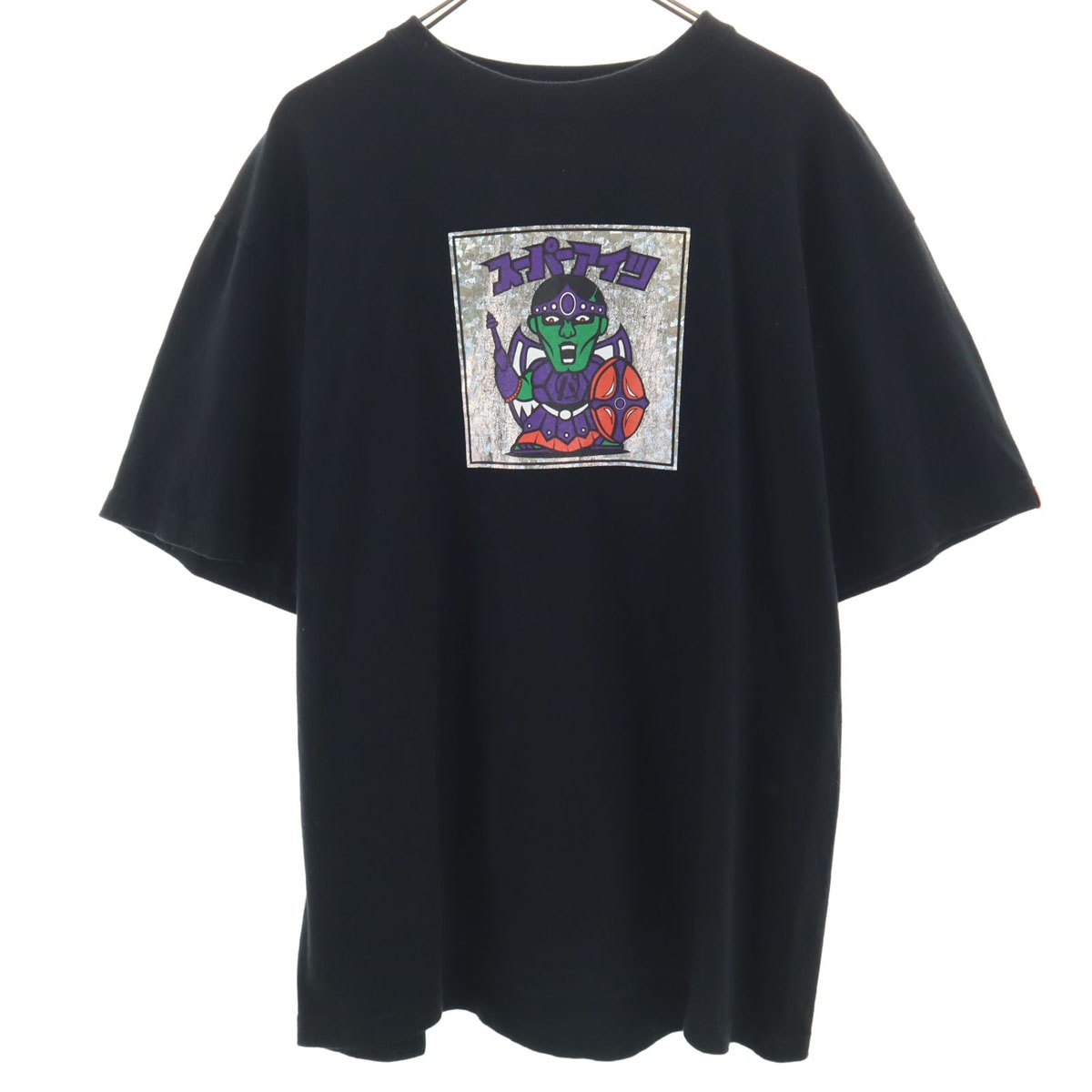PUNK DRUNKERS パンクドランカーズ スーパーアイツ キラシール 半袖 Tシャツ XXL ブラック ビッグサイズ