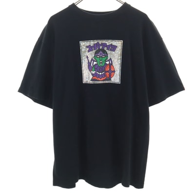 PUNK DRUNKERS パンクドランカーズ スーパーアイツ キラシール 半袖 Tシャツ XXL ブラック ビッグサイズ