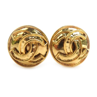 シャネル CHANEL イヤリング メタル ゴールド レディース【中古】 h32085a