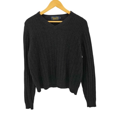 80-90s USA製 Vネック アンゴラ混 ウールニット セーター【1142597446874】