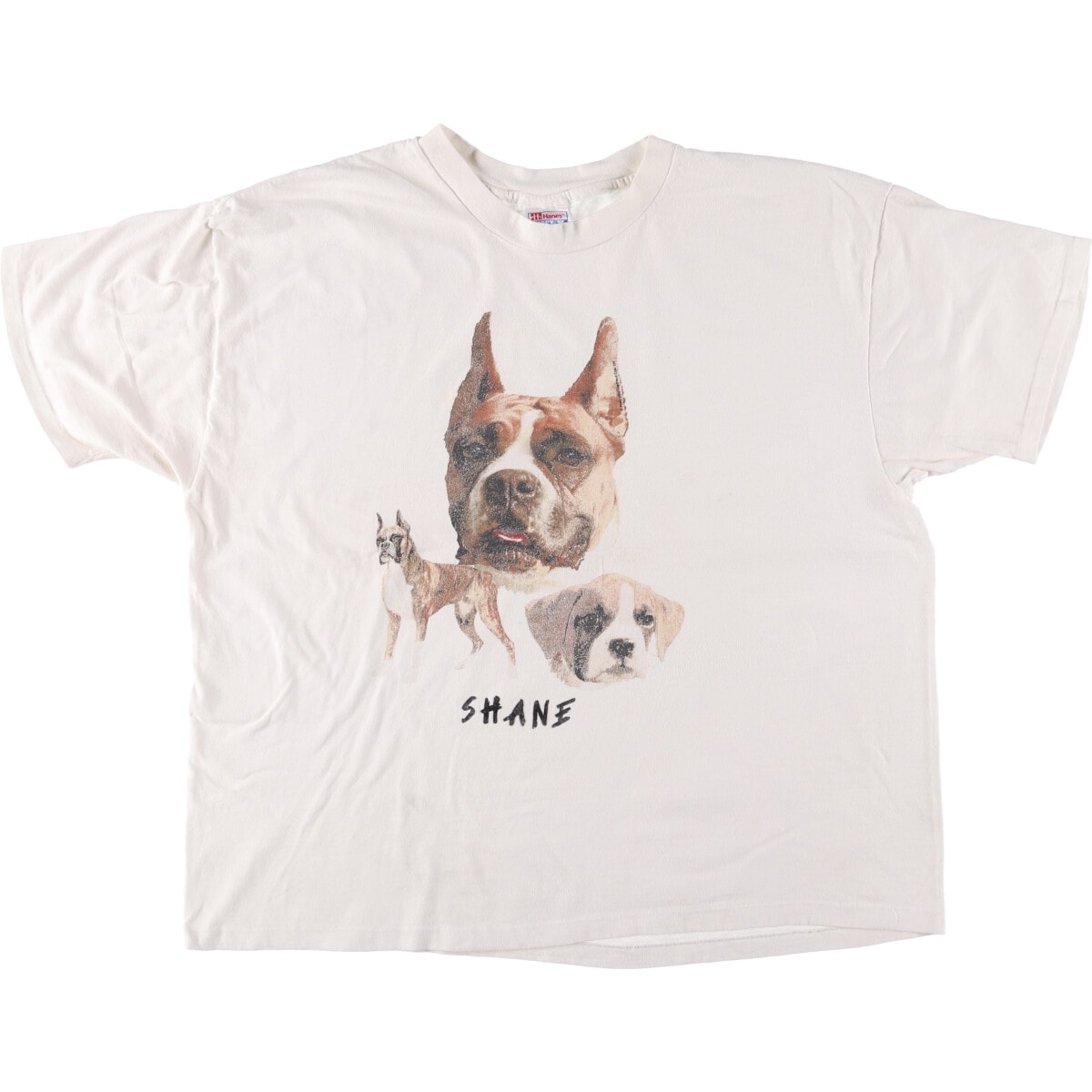 古着 90年代 ヘインズ Hanes BEEFY-T 犬柄 アニマルTシャツ USA製 メンズXXL相当 ヴィンテージ/eaa537973