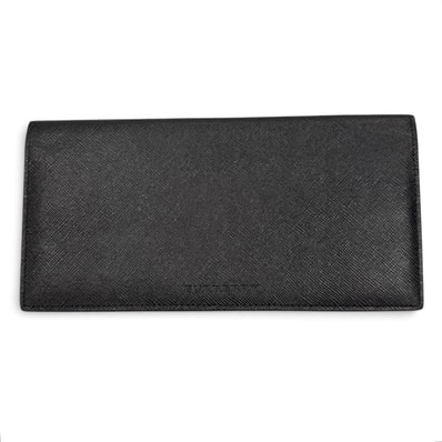 美品 バーバリー 二つ折り長財布 ブラック メンズ ノバチェック