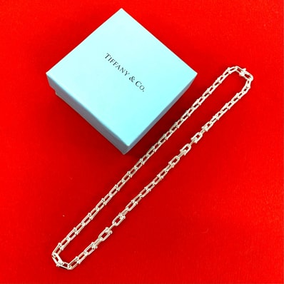 TIFFANY&Co. ティファニー ハードウェア スモールリンク ネックレス シルバー925 ネックレス シルバー
804-4