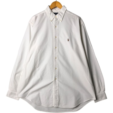 古着 ラルフローレン Ralph Lauren YARMOUTH 長袖 ボタンダウンシャツ メンズL相当/eaa567969