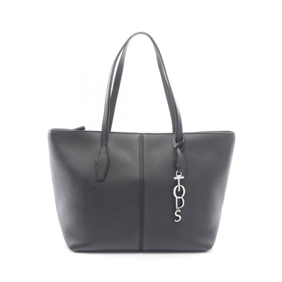 トッズ TOD'S ANQ トートバッグ バッグ レザー レディース ブラック系 XBWANQAA3ZORIAB999 【中古】