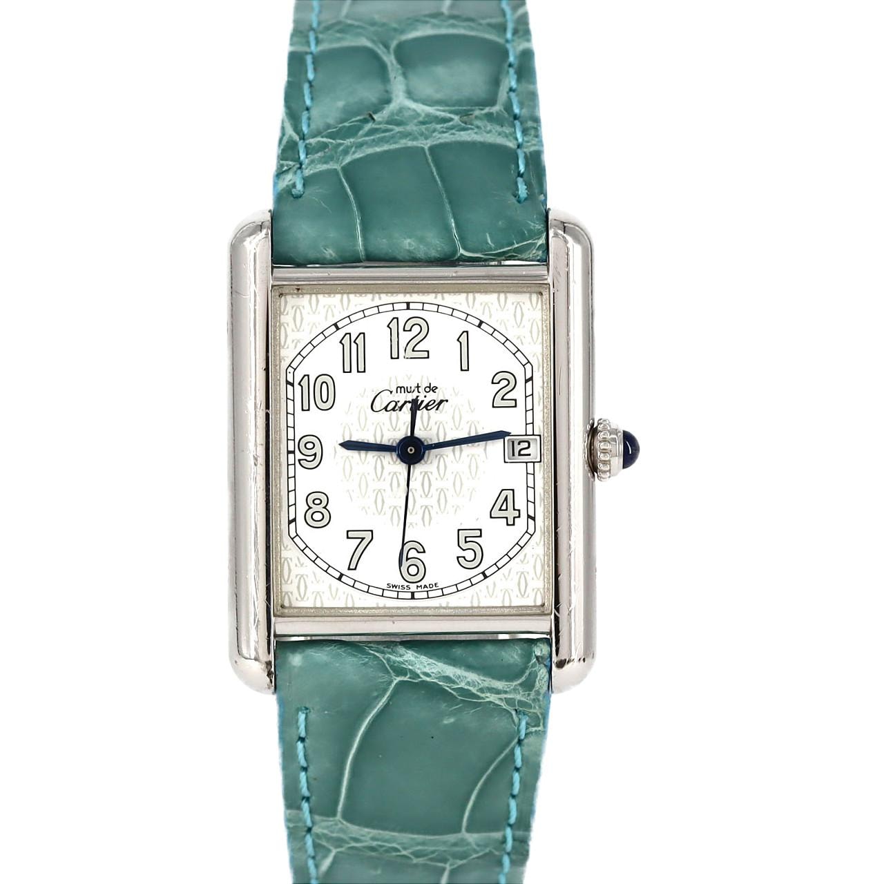 【ノーメンテナンス還元価格】カルティエ マストタンクデイトLM W1014354 シルバー クォーツ