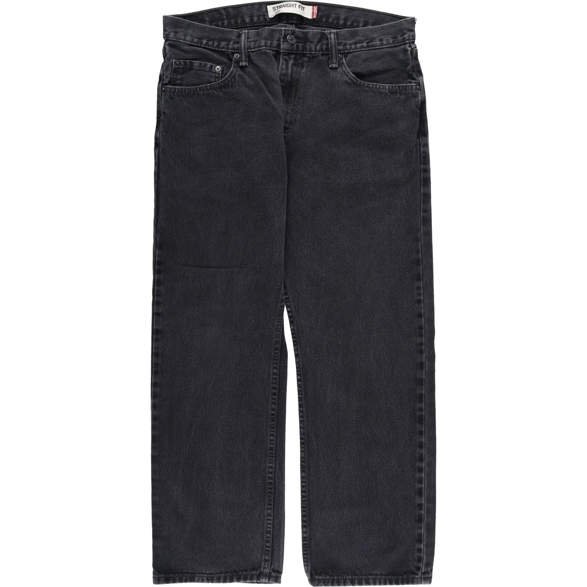古着 リーバイス Levi's 505 STRAIGHT FIT ブラックデニム テーパードデニムパンツ メンズw35相当/eaa617260