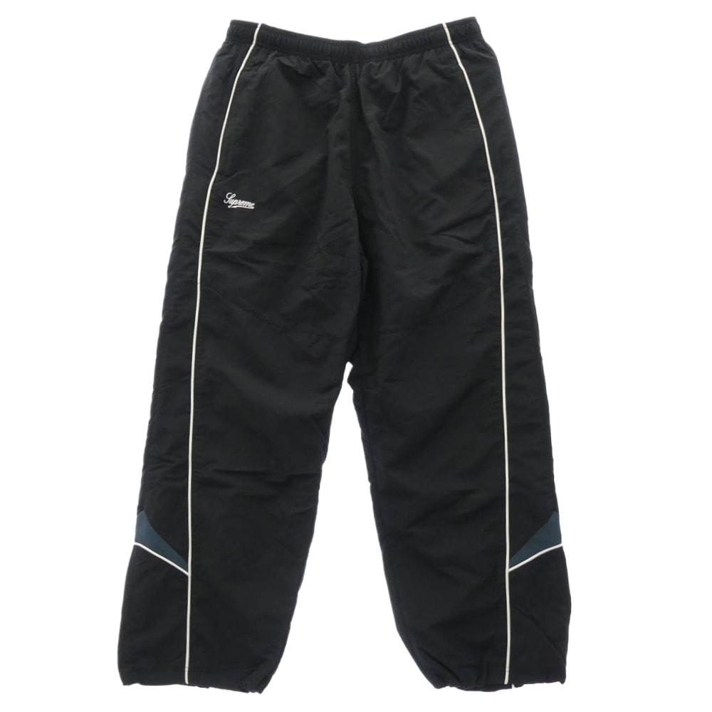 Supreme シュプリーム 25AW Contrast Piping Track Pant コントラスト パイピング ロゴ トラック パンツ ダークグレー系 L【美品】【中古】