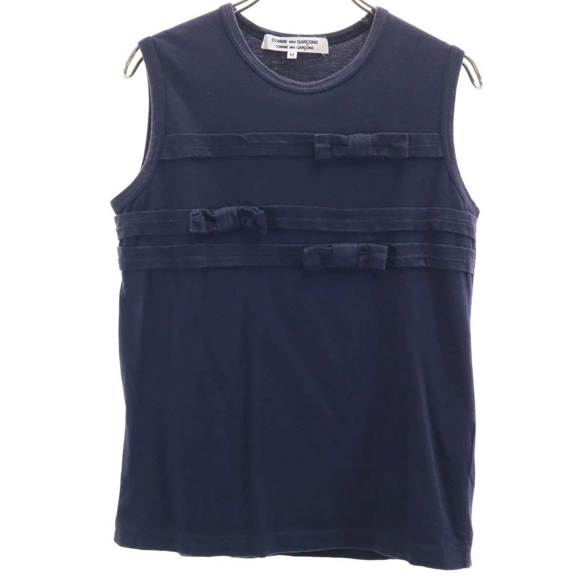 Comme des Garcons Comme des Garcons コムデギャルソンコムデギャルソン ノースリーブ カットソー M ネイビー