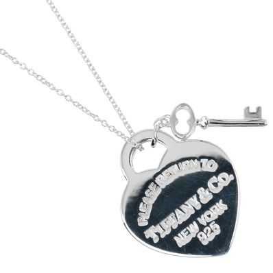 ティファニー リターントゥ ハートタグ キー レディースネックレス