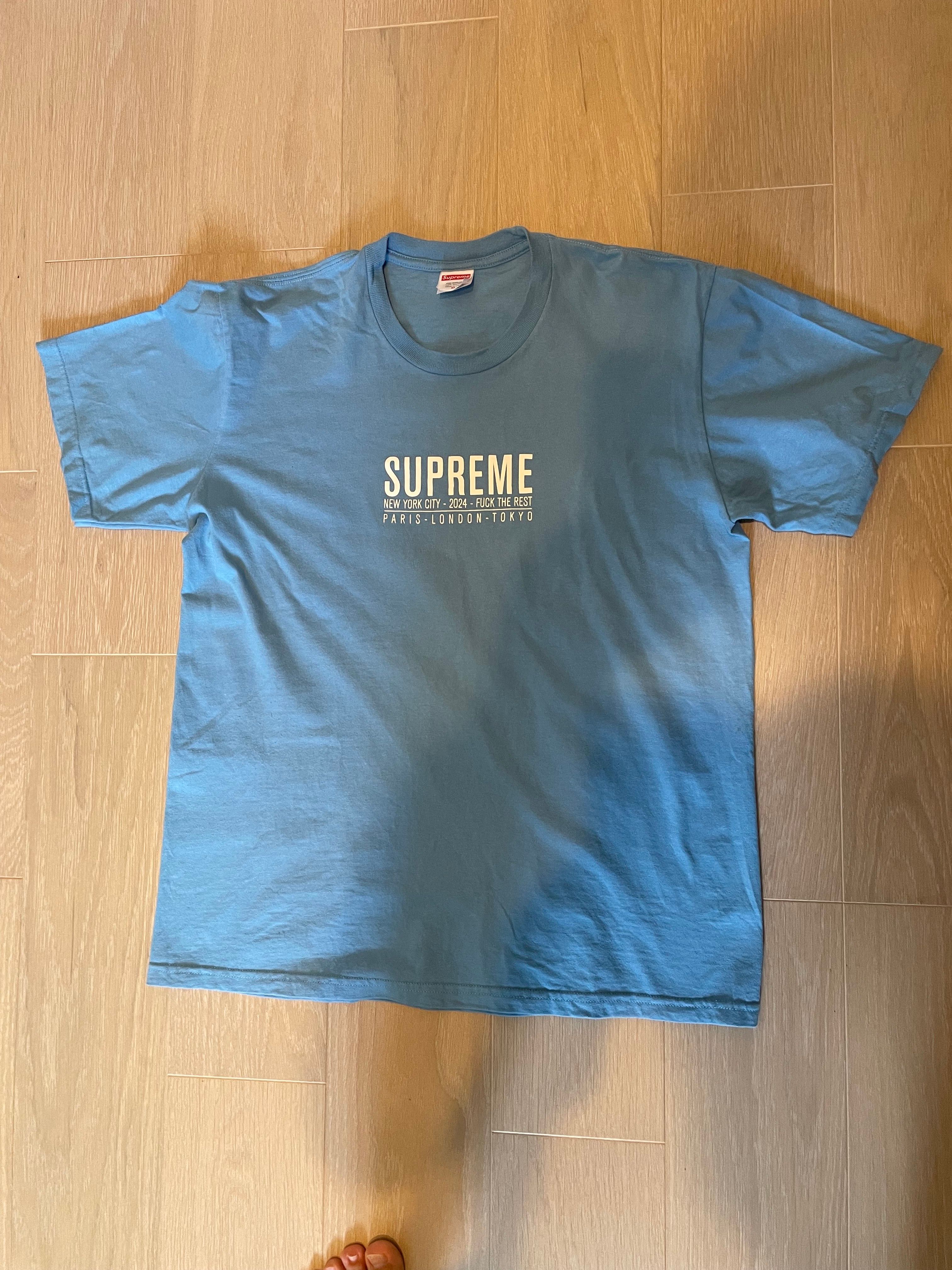 Supreme Paris Tee "Bright Blue"