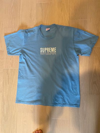 Supreme Paris Tee "Bright Blue"