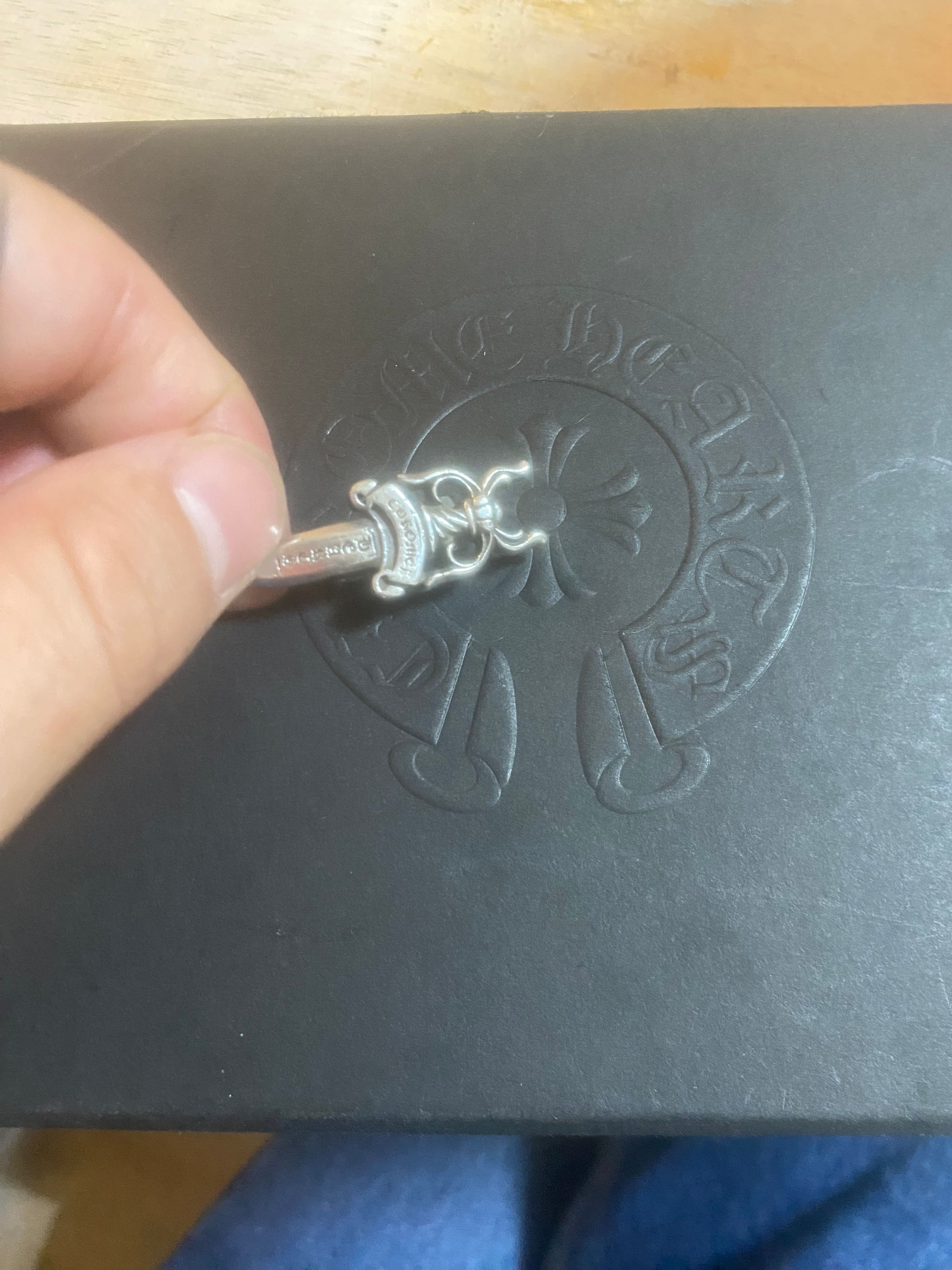 Chrome Hearts Hair Band Dagger Bracelet "Black"