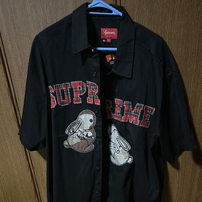 Supreme Bunnies S/S Work Shirt "Black"