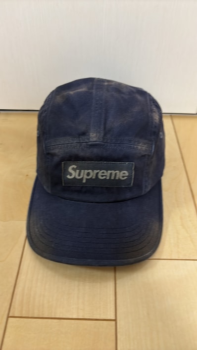 Supreme Overdyed Camp Cap (25FW) "Navy"