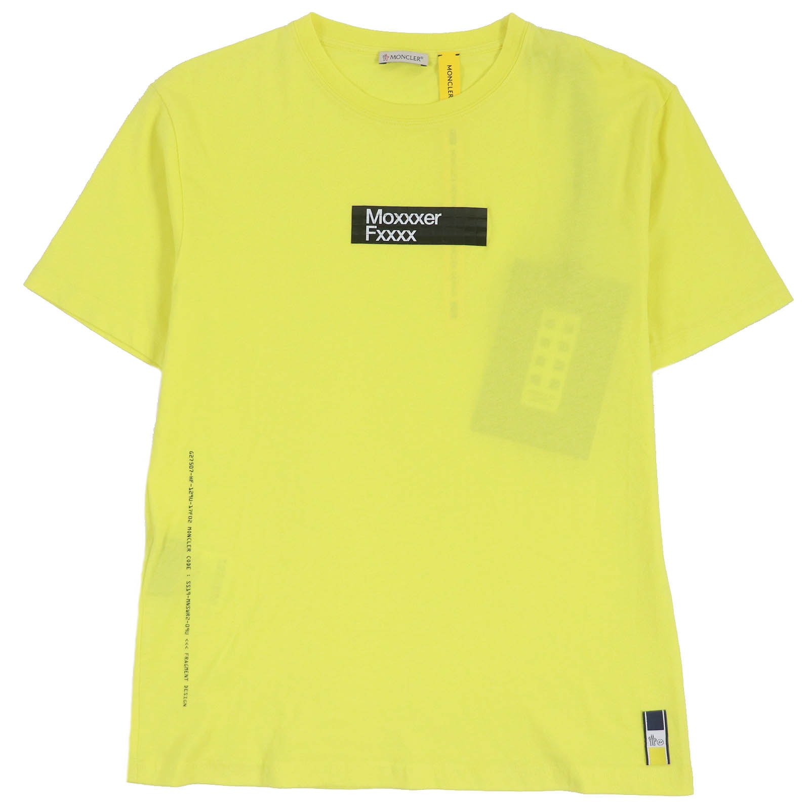極美品 モンクレール ジーニアス 7 半袖Tシャツ MAGLIA T-SHIRT イエロー S