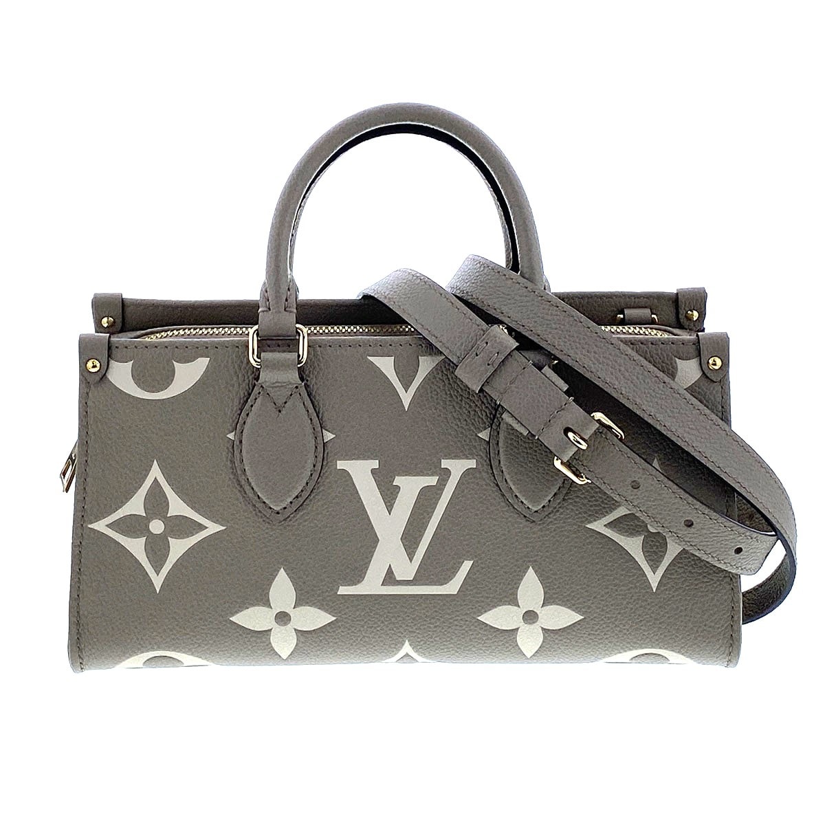 【再値下げ】LOUIS VUITTON ルイ・ヴィトン オンザゴー EW ショルダーバッグ M23641 モノグラムアンプラント ベージュ レディース【中古】
