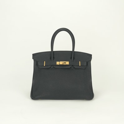 エルメス HERMES バーキン30 バーキン 30 バッグ トートバッグ トゴ ノワール Noir ブラック Black 黒 ゴールド金具 ハンドバッグ