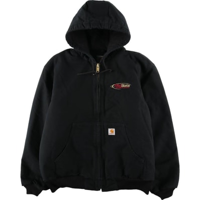 古着 00年代 カーハート Carhartt アクティブジャケット 中綿入り ダックフルジップパーカー メンズXL相当/eaa608815