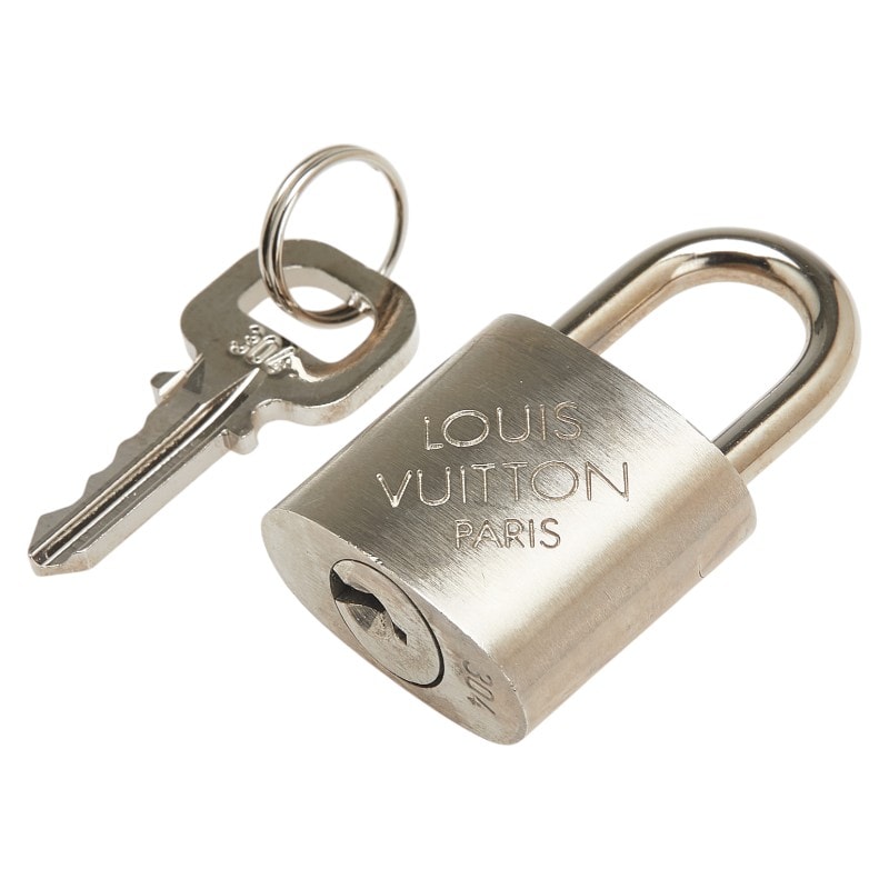 ルイ ヴィトン カデナ 南京錠 キー セット シルバー メタル レディース LOUIS VUITTON 【中古】