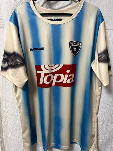 Travis Scott Argentina Soccer Jersey "White Blue"