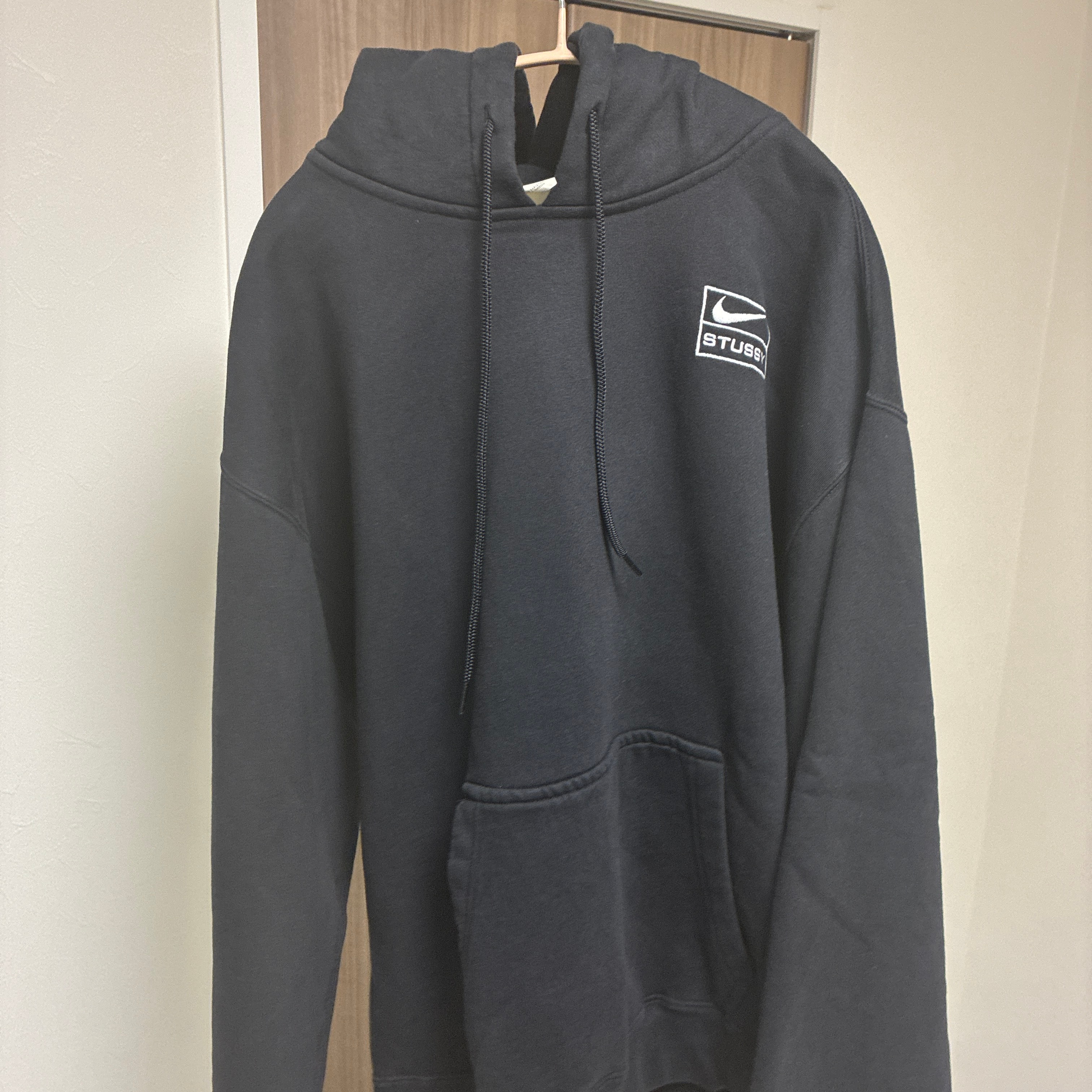 Stussy × Nike NRG Washed Hoodie (US Size) "Black" DN4028-010