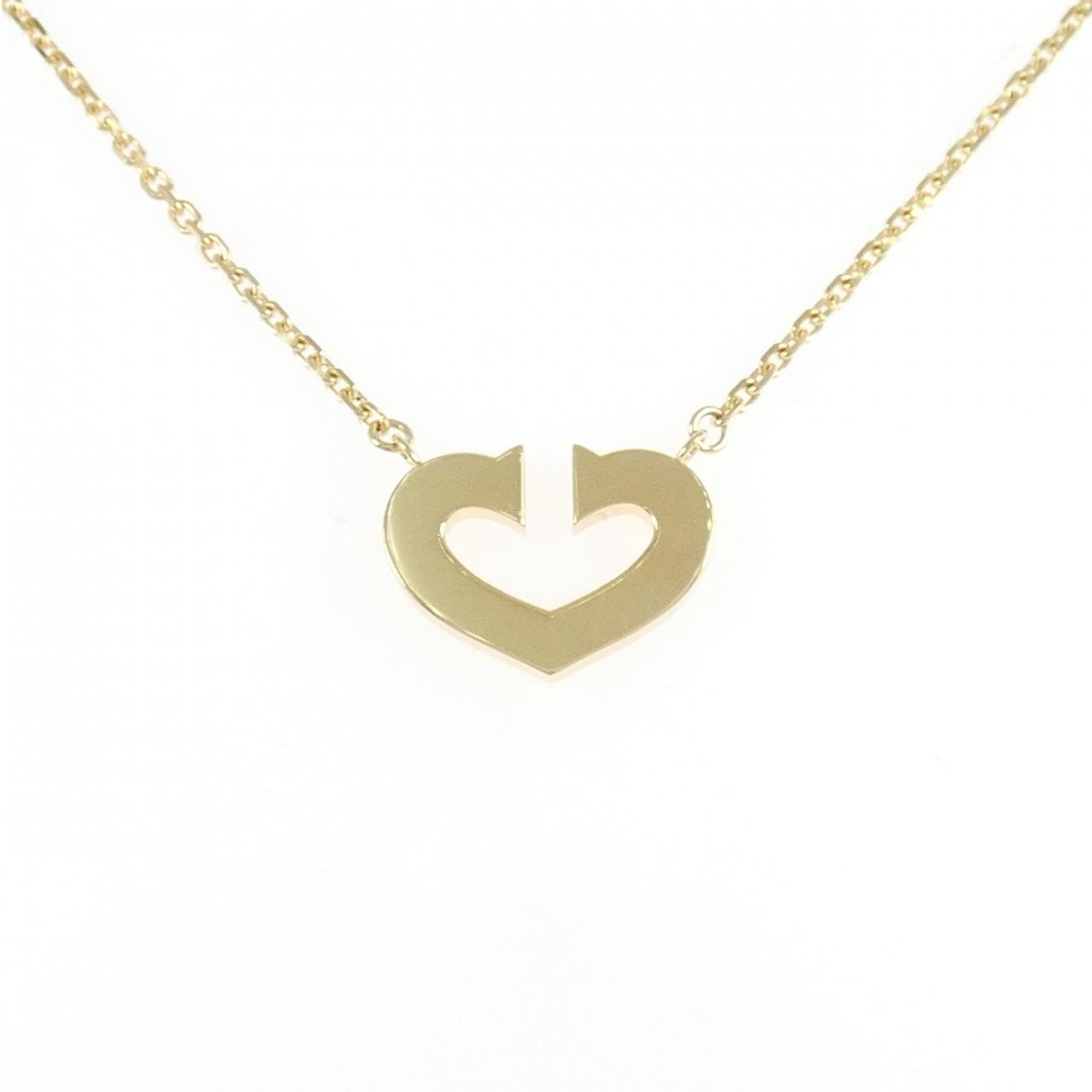 カルティエ Cハート ネックレス