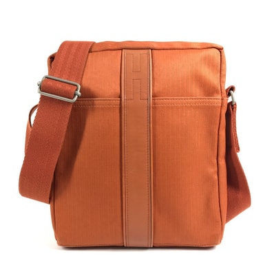 エルメス HERMES アカプルコ バンドリエール カバン 斜め掛け ポシェット ショルダーバッグ キャンバス オレンジ