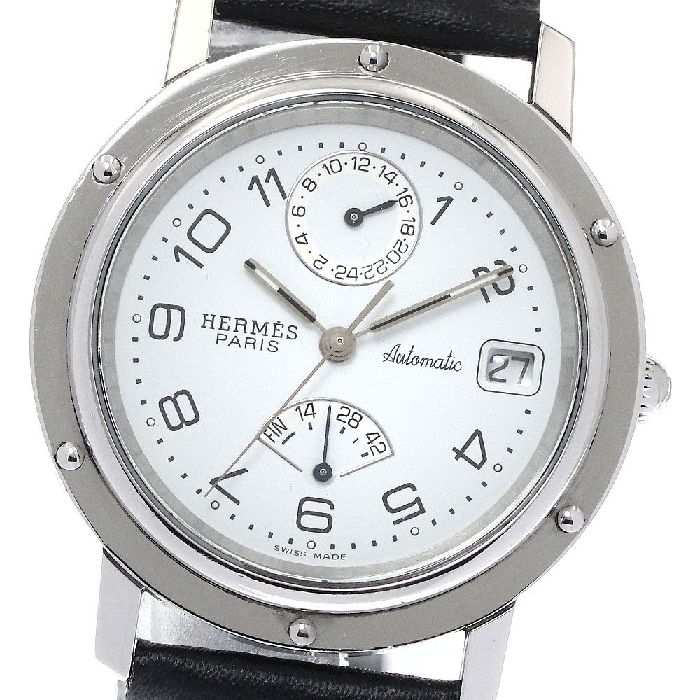 ☆良品  エルメス クリッパー GMT デイト CL5.710 メンズ 【中古】
