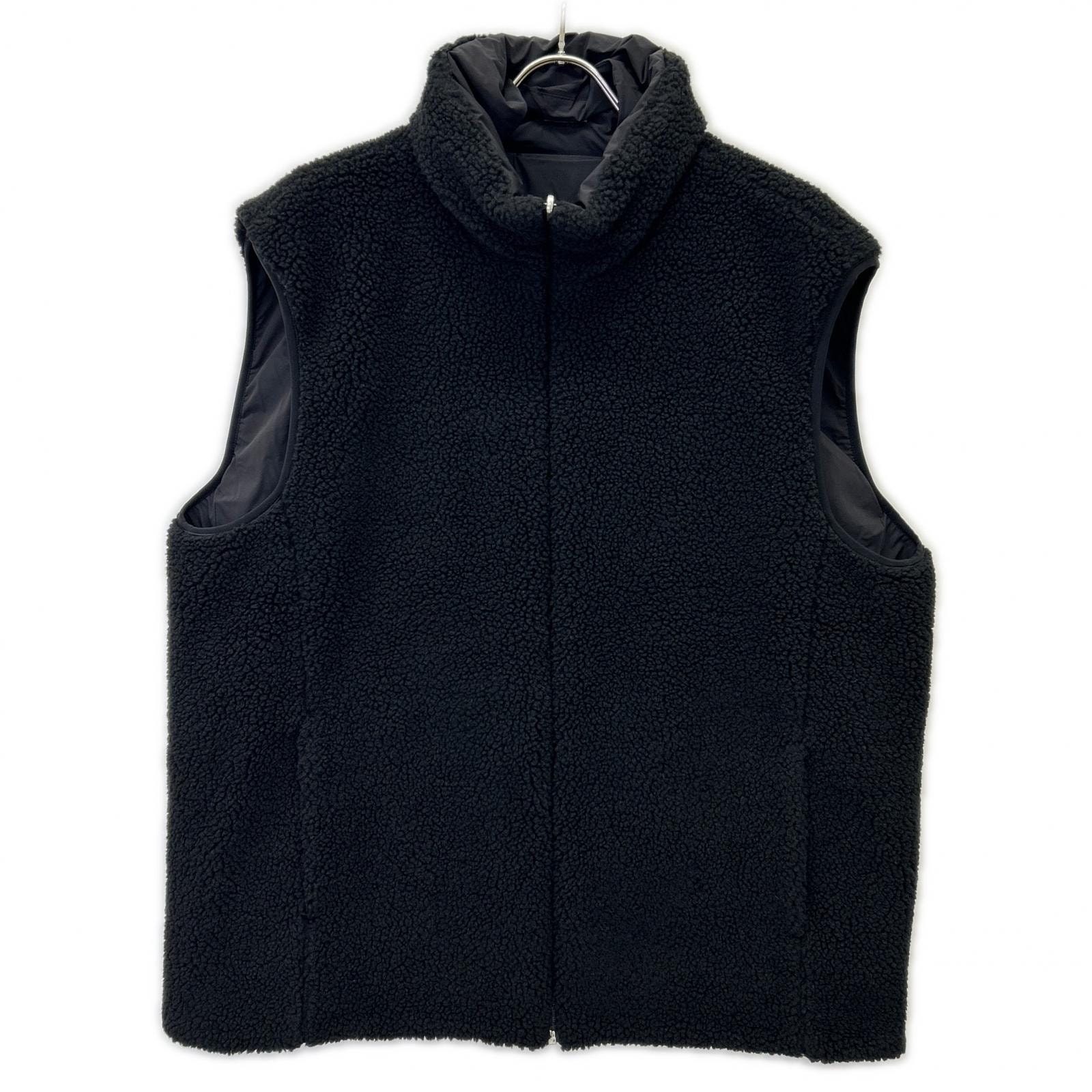 ヘルノ GI000556U FUNCTIONAL WARDROBE ブラック リバーシブル フリースベスト 52