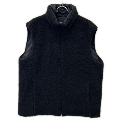 ヘルノ GI000556U FUNCTIONAL WARDROBE ブラック リバーシブル フリースベスト 52