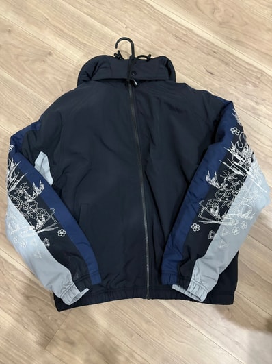 Supreme AOI Fleece Lined Track Jacket "Black"
