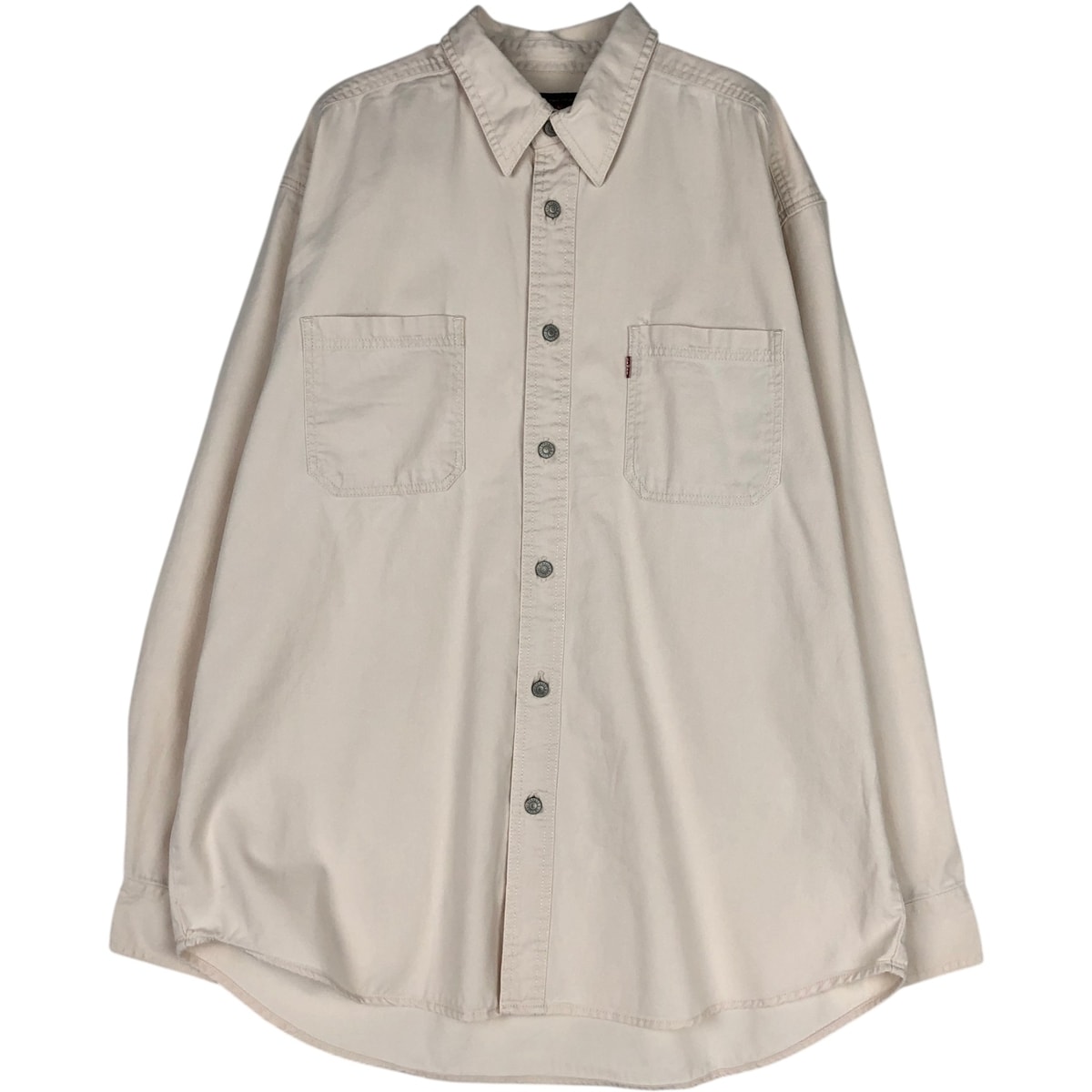 古着 90年代 リーバイス Levi's RED TAB 長袖 ホワイトデニムシャツ メンズL相当 ヴィンテージ/eaa663263