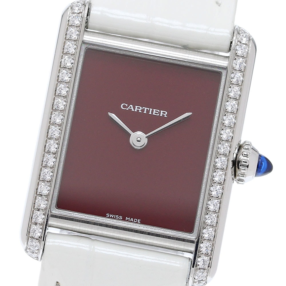 ☆美品 カルティエ タンク マスト SM W4TA0022 レディース 【中古】