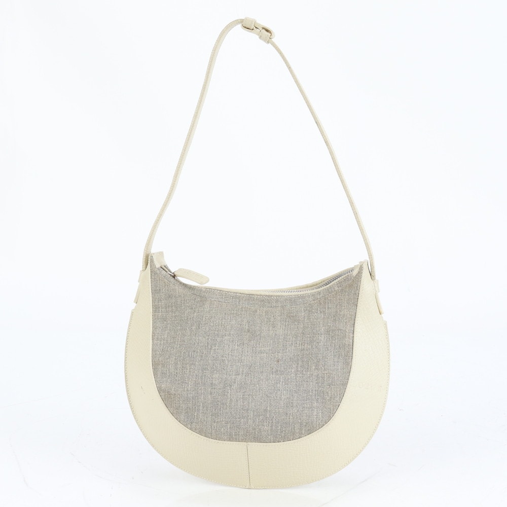 ■極美品 ロエベ ホーボーショルダーバッグ レザー×キャンバス