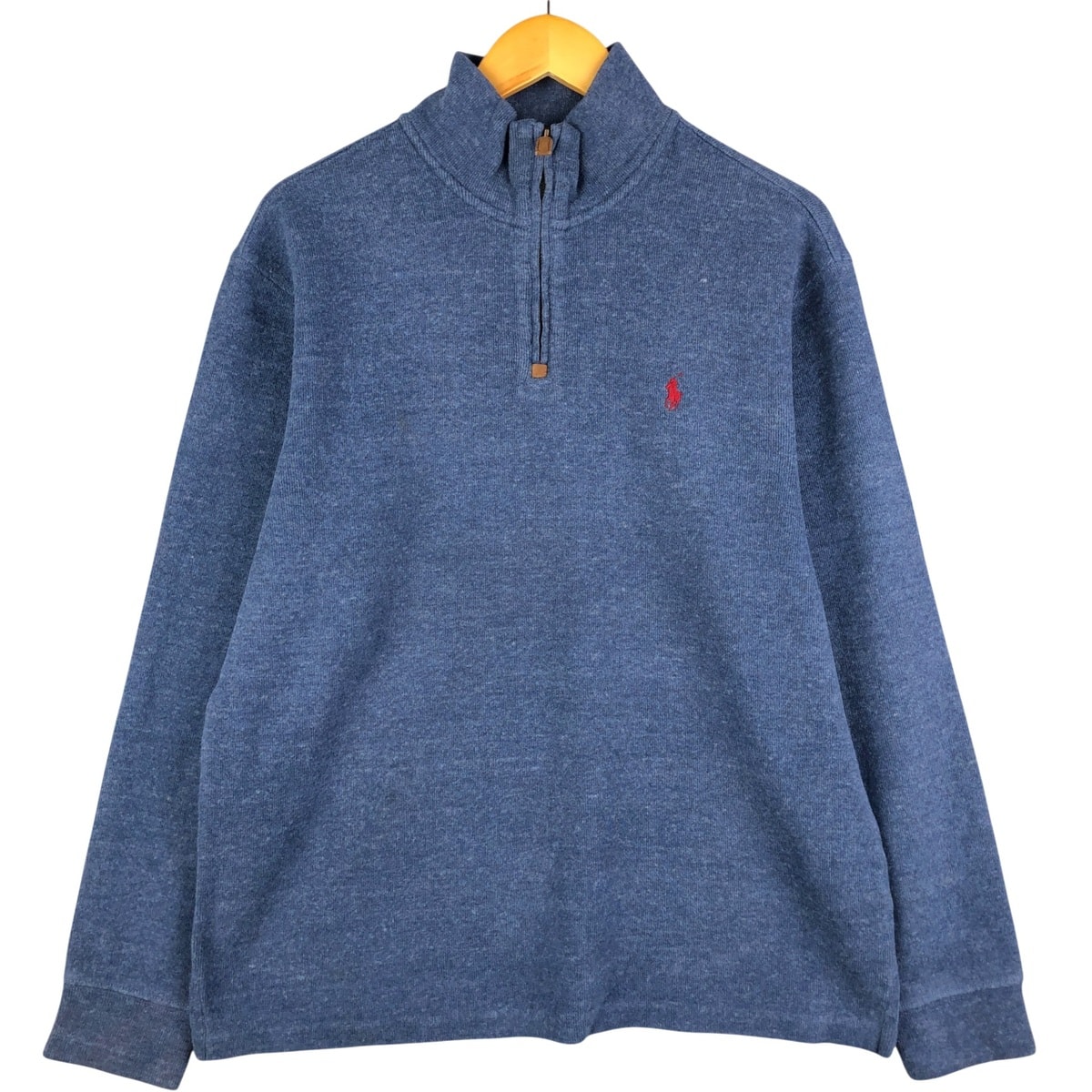古着 ラルフローレン Ralph Lauren POLO RALPH LAUREN ハーフジップスウェットシャツ トレーナー メンズL相当/eaa595100
