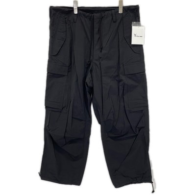 ワイズフォーメン ML-P08-600 ブラック ナイロン NYLON WEATHER CARGO PANTS カーゴパンツ 1